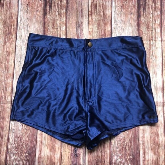Navy Blue Hot Shorts - Picture 1 of 4